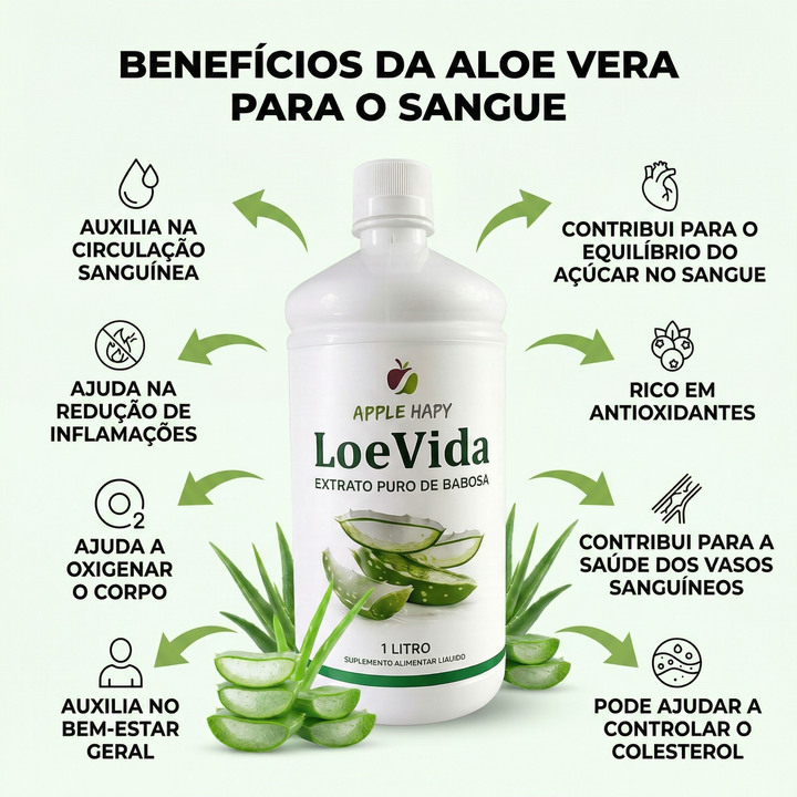 LoeVida® – Suco de Babosa -Extrato Concentrado Natural