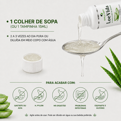 LoeVida® -Extrato Natural de Babosa.
