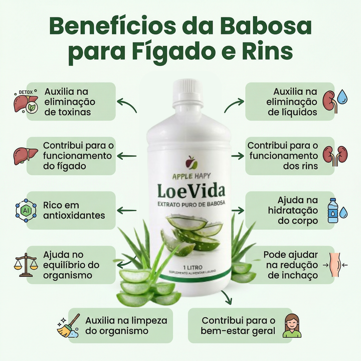 LoeVida® – Suco de Babosa -Extrato Concentrado Natural