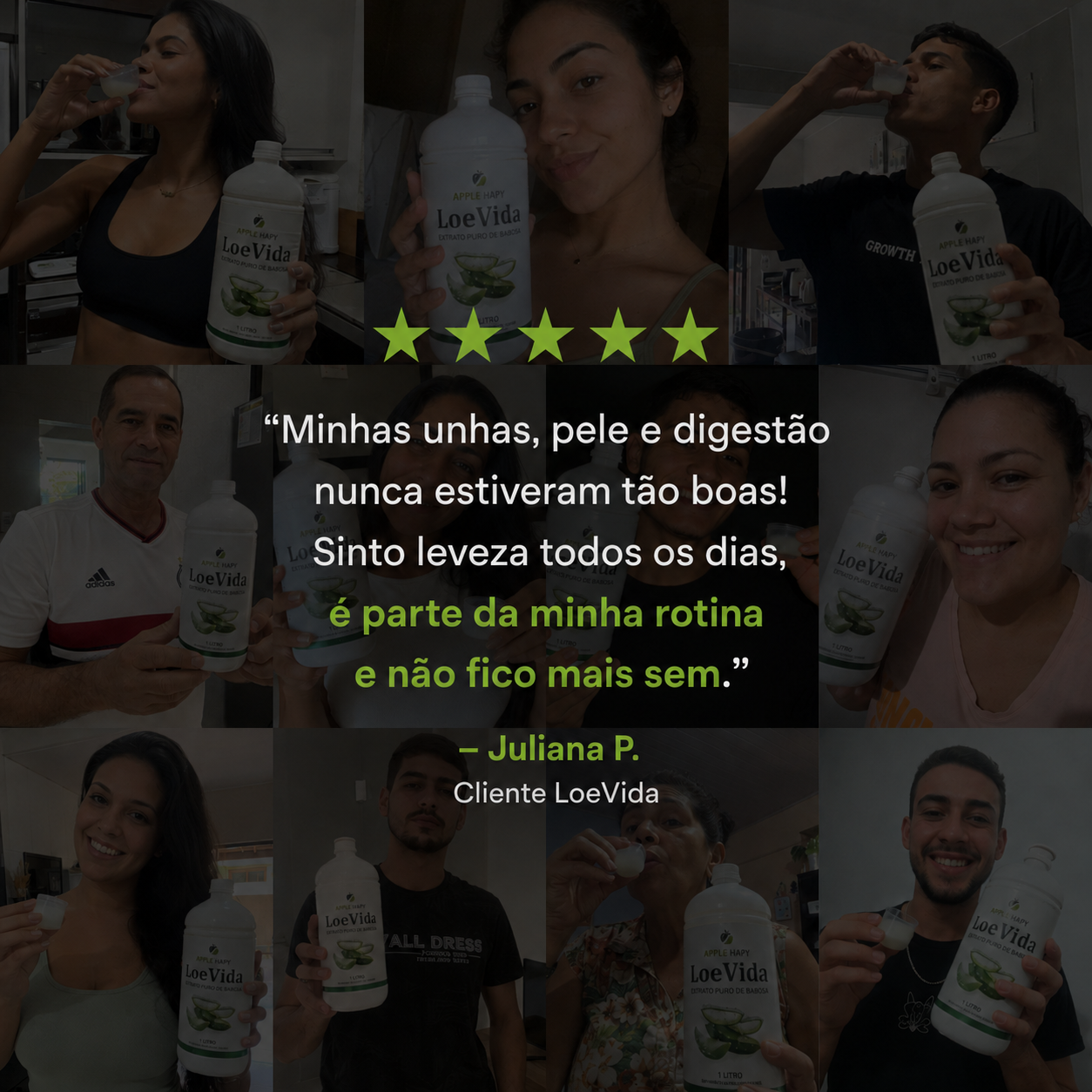 LoeVida® -Extrato Natural de Babosa.