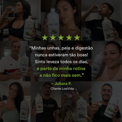 LoeVida® -Extrato Natural de Babosa.
