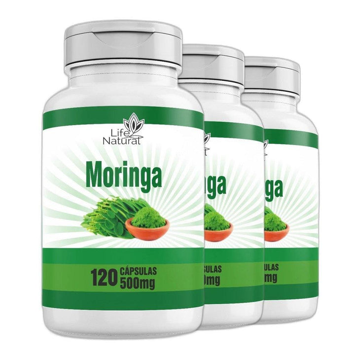 Moringa oleifera planta da vida 500mg 120 Caps Original Alta Qualidade - Apple Hapy 