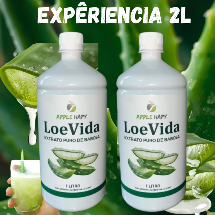Kit 2 unidades LoeVida – Suco de Babosa natural e concentrado. Ideal para quem quer economia e rotina mais equilibrada. Entrega para todo o Brasil