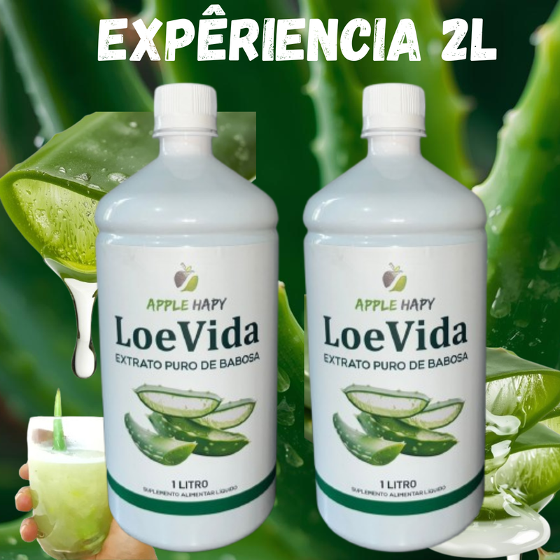 Kit 2 unidades LoeVida – Suco de Babosa natural e concentrado. Ideal para quem quer economia e rotina mais equilibrada. Entrega para todo o Brasil