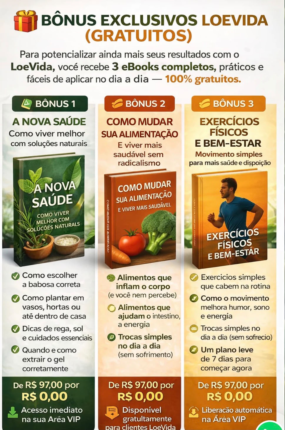 Bônus exclusivo